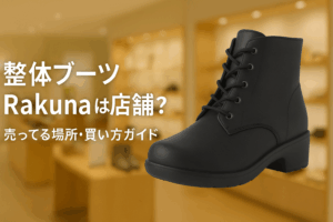整体ブーツRakunaは店舗で買える？実店舗・取扱店・通販のリアル事情を大公開！