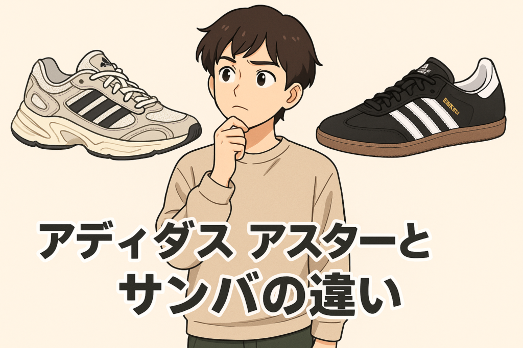 【徹底比較】アディダス アスターとサンバ（SAMBA）の違いは？履き心地・デザイン・おすすめを完全解説！