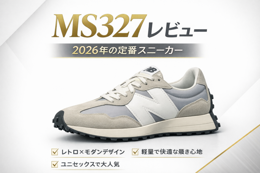 【2026年も定番確実】ニューバランスMS327レビュー｜トレンド継続の理由とリアルな感想