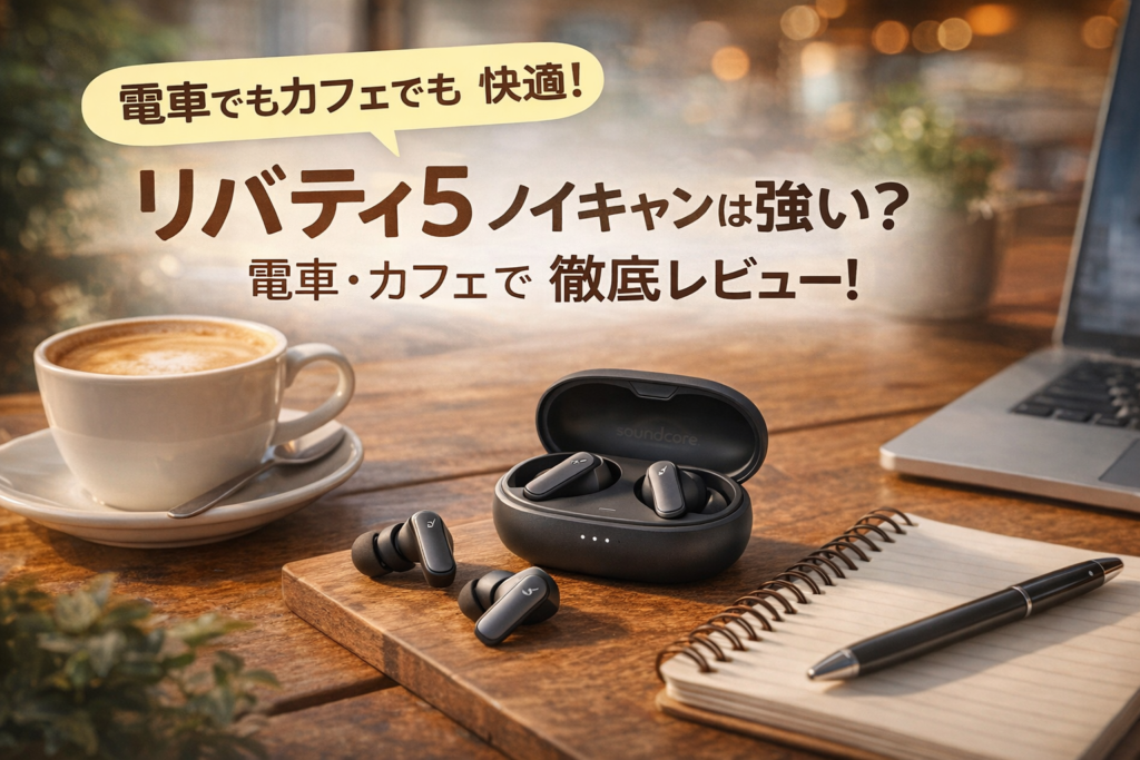 アンカー リバティ5のノイキャンは強い？電車・カフェで徹底レビュー！